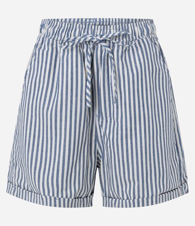 Short Runner en Jeans con Cintura Elástica y Lazo 5