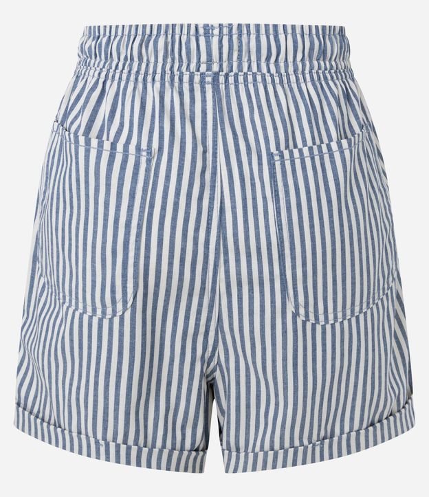 Short Runner en Jeans con Cintura Elástica y Lazo 6