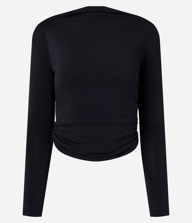 Blusa con Escote Degagê y Cadena en la Espalda