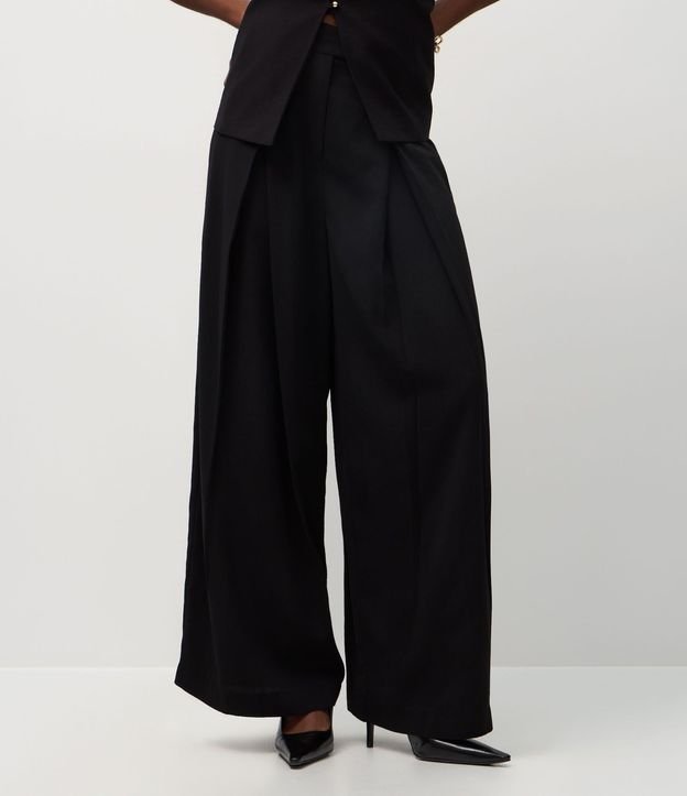 Pantalón Recto Sastrería con Pliegues Delanteros 3