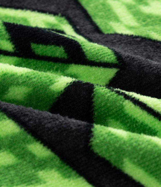 Bata de Baño Infantil Atoalhado en Algodón con Estampado Minecraft – Talle 3 a 12 años 3