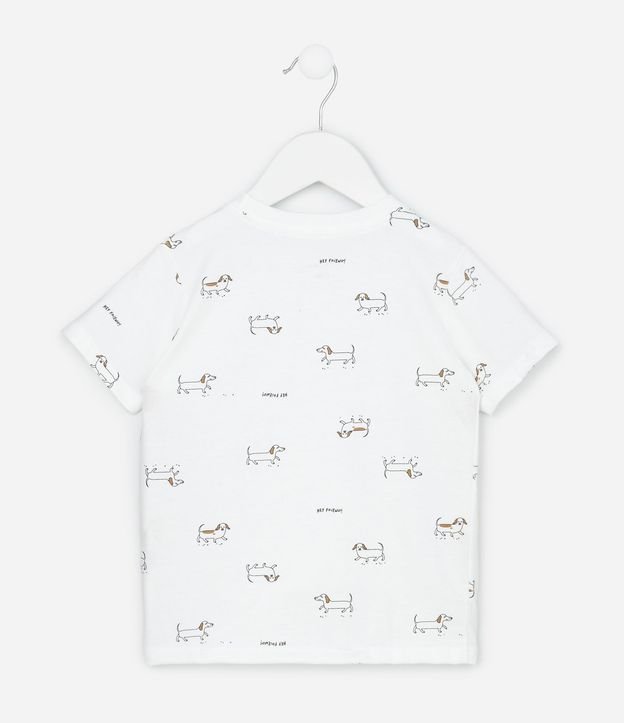Remera Infantil con Estampado Perro Salchicha- Talle 1 a 4 años 3