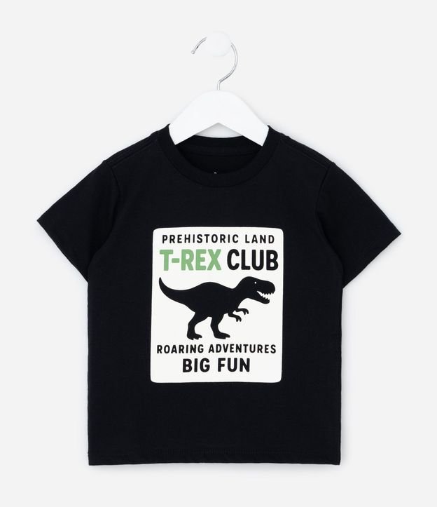 Remera Infantil con Estampado Dino T-Rex - Talle 1 a 6Anos 2