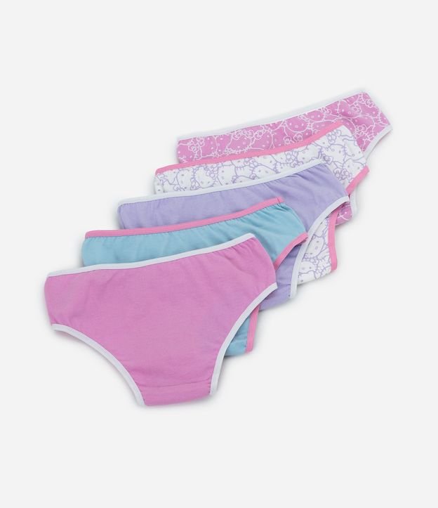 Kit 05 Bombachas Infantiles en Algodón con Hello Kitty – Talle 4 a 14 años 5