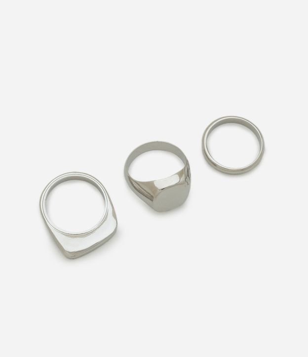 Kit 03 Anillos de Metal Variados 2