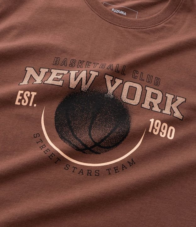 Remera Infantil con Estampado Baloncesto New York – Talle 5 a 14 años 5