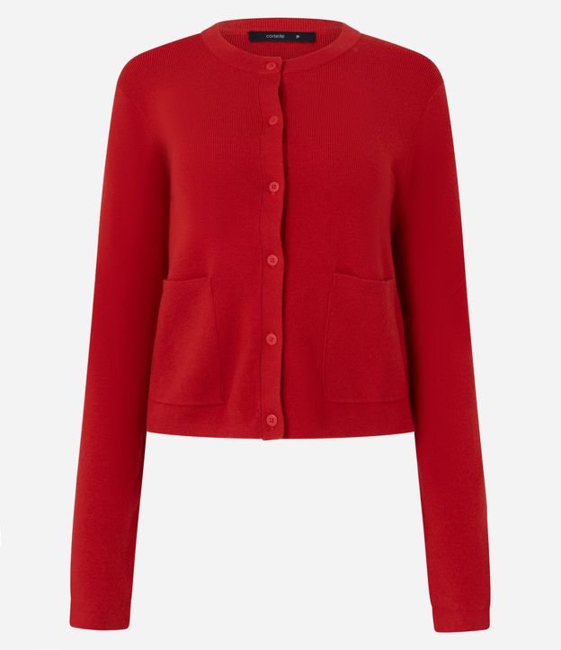 Cardigan en Punto con Bolsillos Delanteros 5
