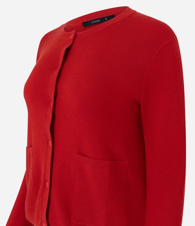 Cardigan en Punto con Bolsillos Delanteros 6