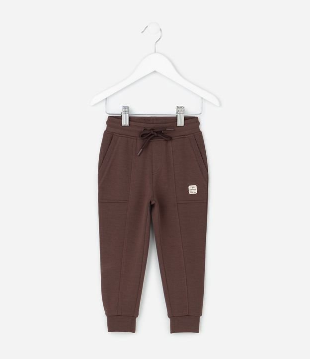 Pantalón Infantil en Modal con Recortes y Bolsillos - Talle 1 a 6 años 2
