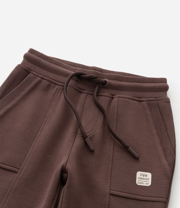 Pantalón Infantil en Modal con Recortes y Bolsillos - Talle 1 a 6 años 8