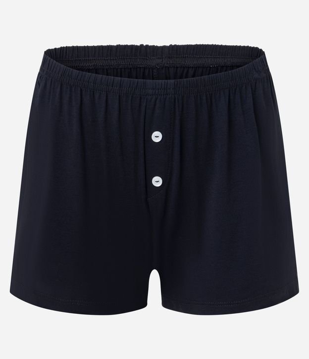Pijama Corto en Rib con Musculosa Básica y Short 5