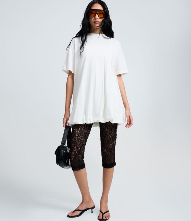 Vestido Estilo Camiseta Balonê 3