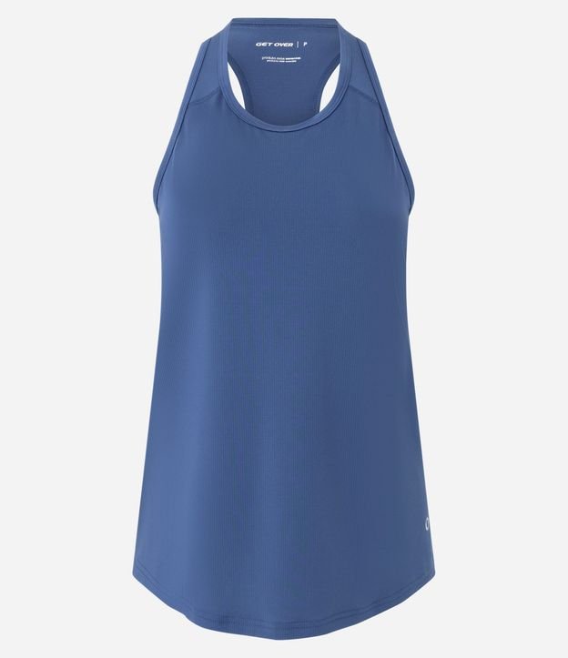 Musculosa Nadador Deportiva en Microfibra con Textura 5