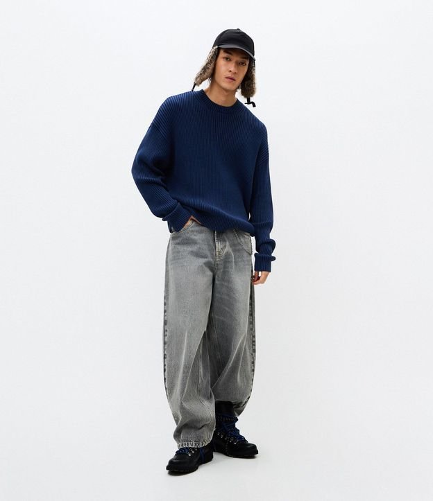Suéter Punto Texturizado Acid Wash Boxy 2