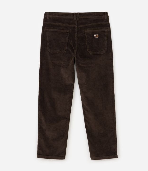 Pantalón Baggy en Terciopelo Cotelê 7