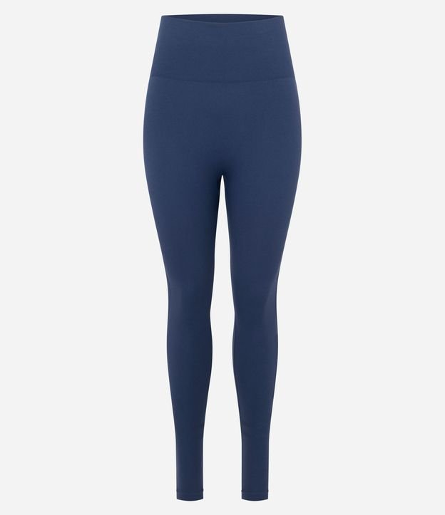 Pantalón Legging Deportiva Acanalado en Rib Seamless