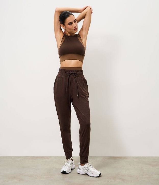 Pantalón Jogger Deportiva con Cintura Ajustable y Tacto Suave