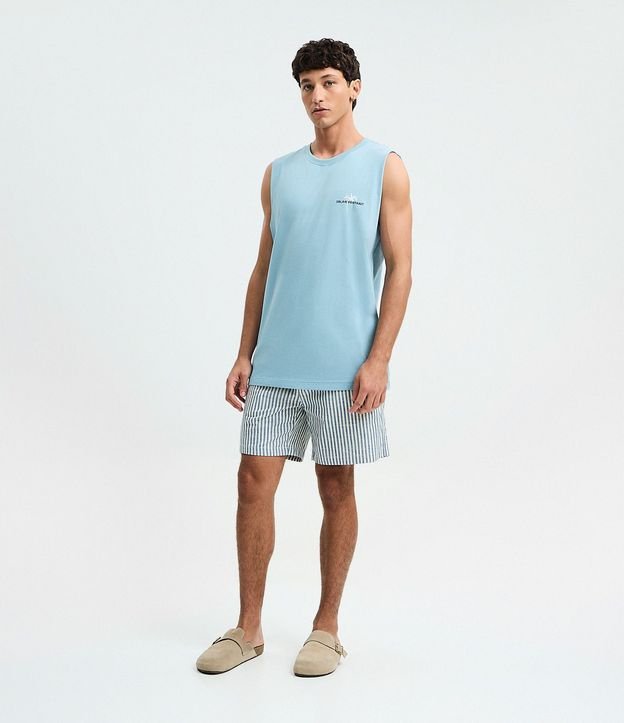 Musculosa Comfort en Algodón con Estampa de Palmera 2