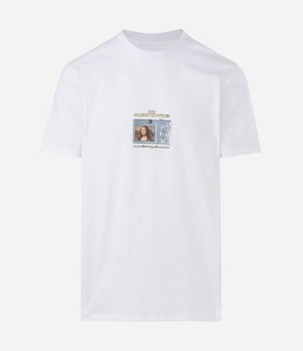 Remera Comfort en Algodón con Estampado Classic Captures Monalisa 5