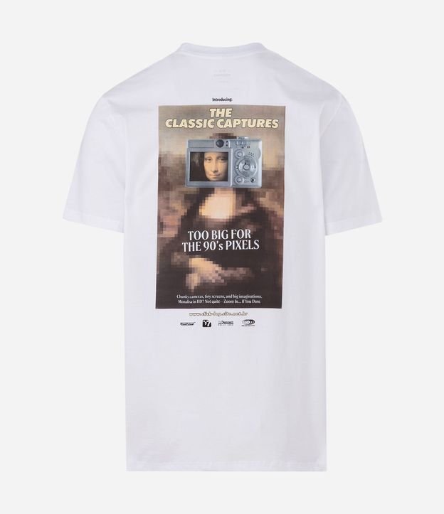 Remera Comfort en Algodón con Estampado Classic Captures Monalisa 6