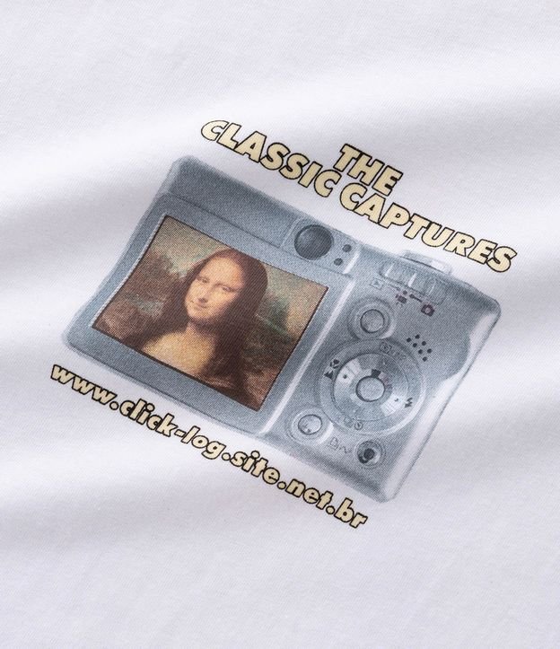 Remera Comfort en Algodón con Estampado Classic Captures Monalisa 8