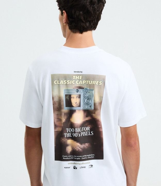 Remera Comfort en Algodón con Estampado Classic Captures Monalisa 3
