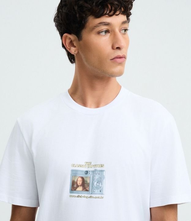 Remera Comfort en Algodón con Estampado Classic Captures Monalisa 4