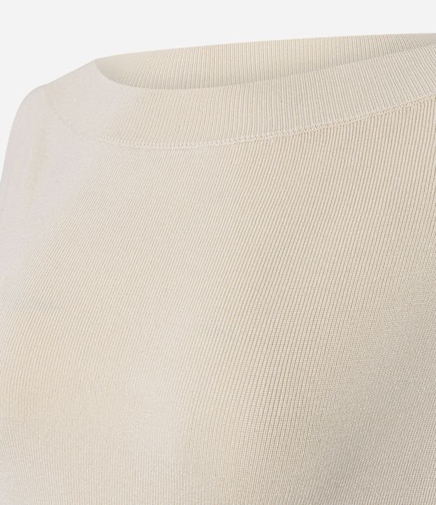 Blusa en Punto con Hombro Caído y Ruedo Asimétrico 6