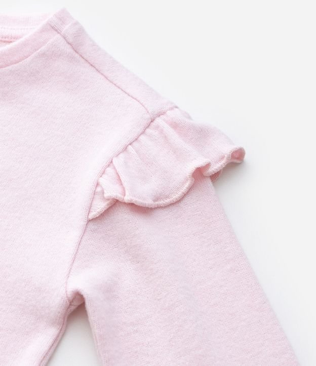 Blusa Infantil con Volado en los Hombros – Talle 1 a 5/6 años 5