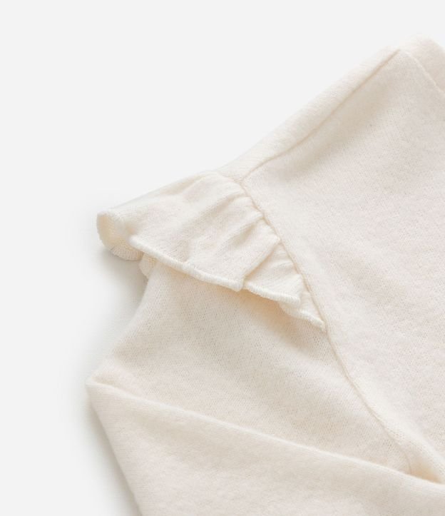 Blusa Infantil con Volado en los Hombros – Talle 1 a 5/6 años 4