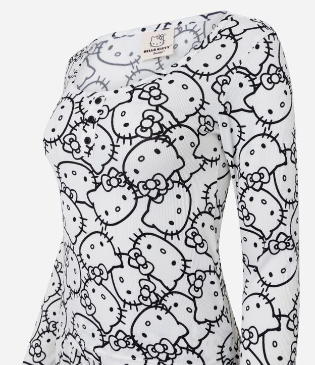 Pijama Larga con Estampa de Hello Kitty 6