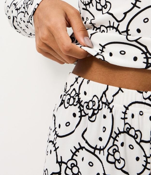 Pijama Larga con Estampa de Hello Kitty 4