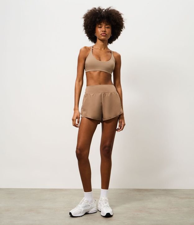 Bermuda Runner Deportiva con Bolsillo en la Cintura