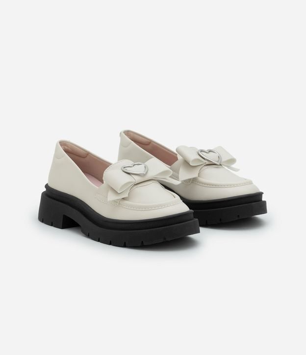 Zapato Oxford Infantil con Lazo y Corazón - Talle 26 al 34