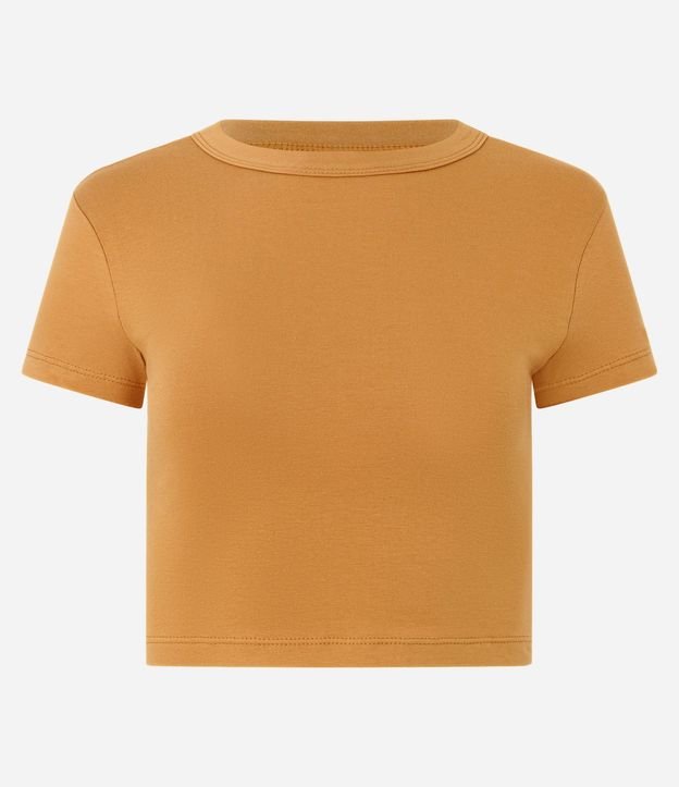 Blusa Baby Tee en Algodón con Sisa Deslocada 4