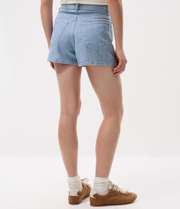 Short Pollera Listrado sin Sarga con Trabillas y Bolsillos 4