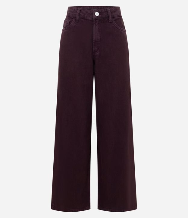 Pantalón Recto Loose en Sarga con Bolsillos 5