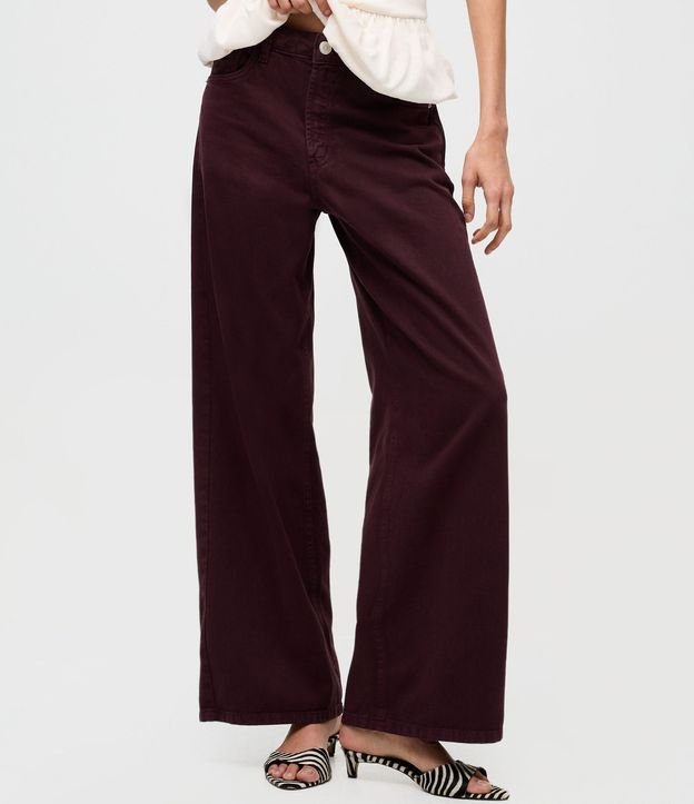 Pantalón Recto Loose en Sarga con Bolsillos 2