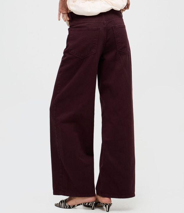 Pantalón Recto Loose en Sarga con Bolsillos 4