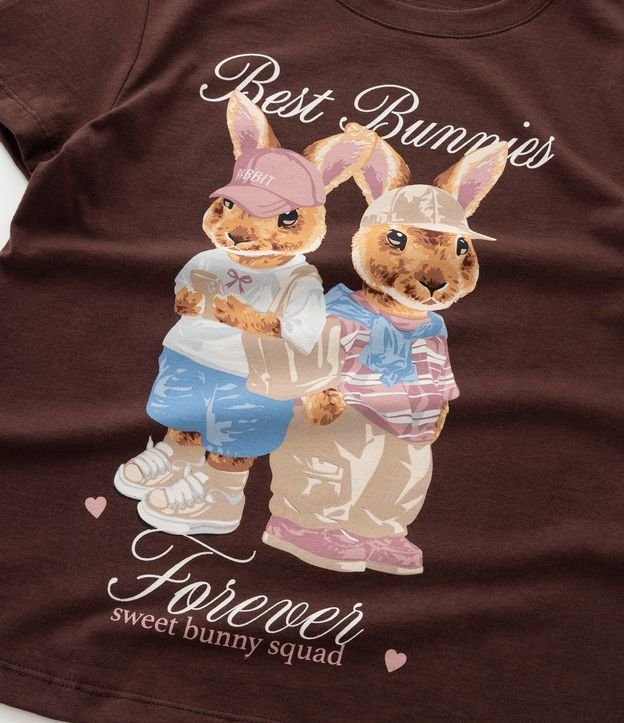 Remera Infantil con Estampa de Conejos – Talle 5 a 14 años 6