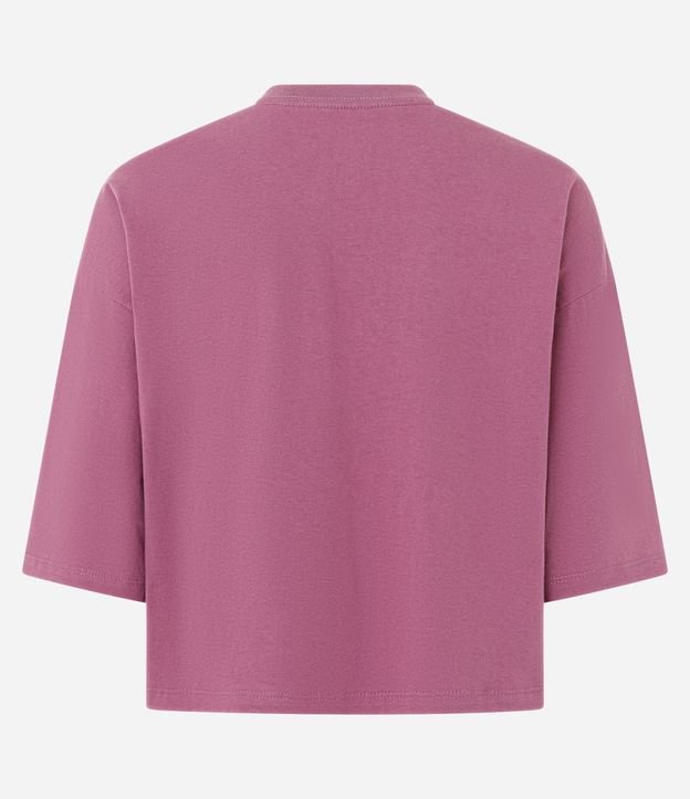 Remera Cropped en Algodón con Manga Corta 6