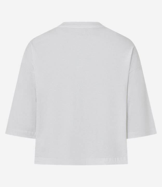 Remera Cropped en Algodón con Manga Corta 6