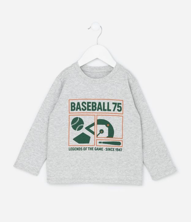 Remera Infantil con Estampado Deportiva Baloncesto – Talle 1 a 5/6 años