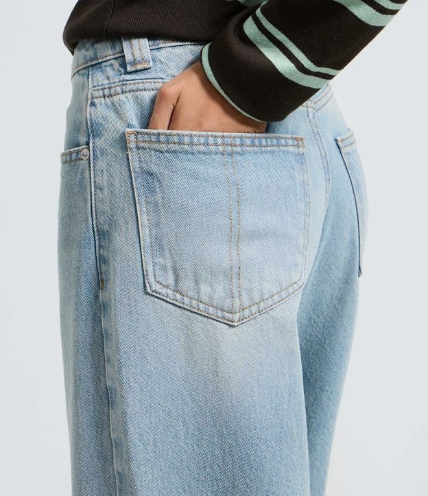 Pantalón Baggy en Jeans con Cintura Mediana 5