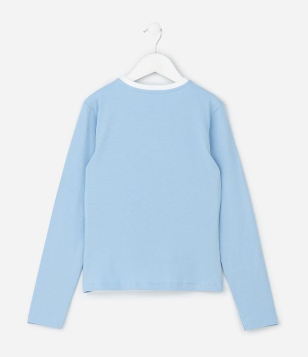 Blusa Infantil Baby Look con Bordado Corazón – Talle 5 a 14 años 3