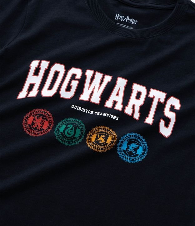 Remera Infantil Harry Potter con Estampado de Hogwarts - Talle 5 A 14 años 5
