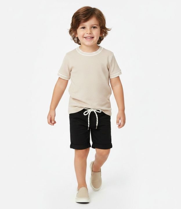 Bermuda Infantil en Sarga Ripstop – Talle 1 a 6 años