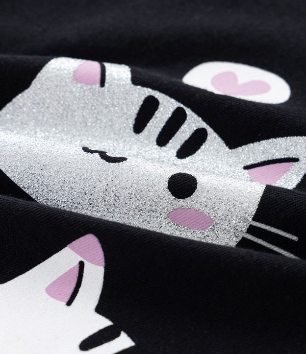 Remera Infantil en Algodón con Estampa de Gatitos – Talle 7 a 16 años 4