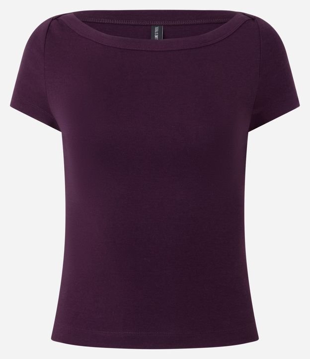 Blusa de Modal con Escote Bote