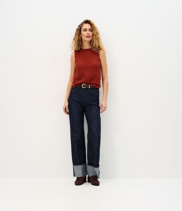 Blusa en Ganchillo Delicado con Breteles Anchos 2